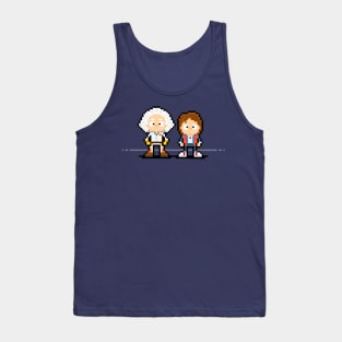 Doc and Marty in 8bit Tank Top
